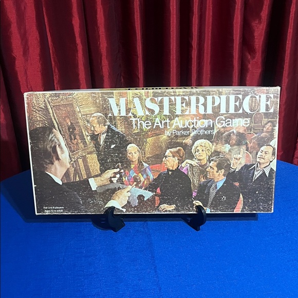 Masterpiece The Art Auction Game by Parker Brothers 100% Complete